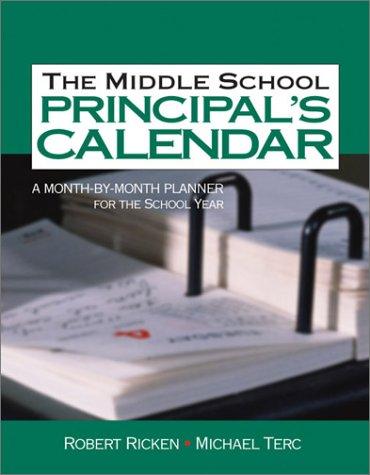 Cover for The Middle School Principal's Calendar