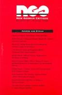 Cover for Adorno and Ethics (New German Critique)