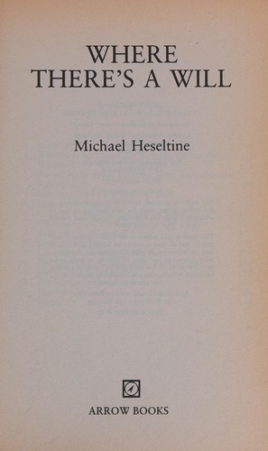 Cover for Where's There's a Will