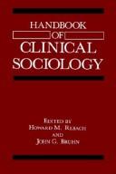 Cover for Handbook of clinical sociology