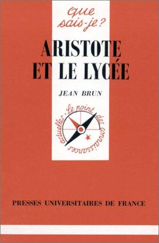 Cover for Aristote et le Lycée