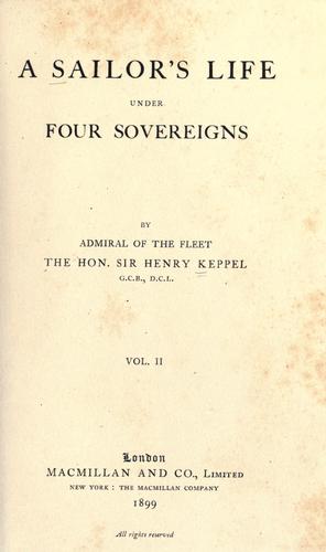 Cover for A sailor's life under four sovereigns