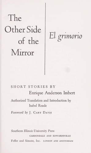 Cover for The other side of the mirror (El grimorio)