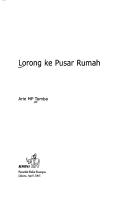 Cover for Lorong ke pusar rumah