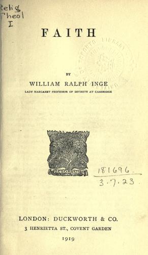 Cover for Faith.
