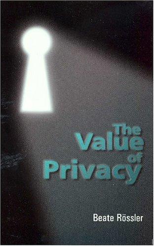 Cover for Value of Privacy