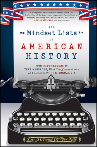Cover for The Mindset lists of American history