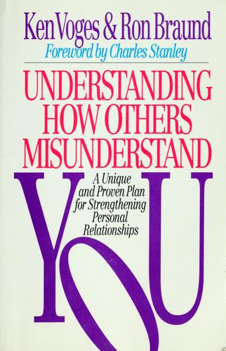 Cover for Understanding how others misunderstand you