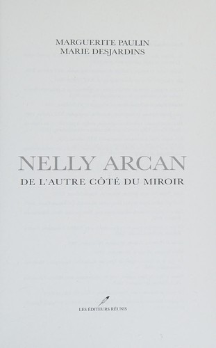 Cover for Nelly Arcan