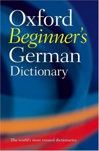 Cover for Oxford Beginner's German Dictionary