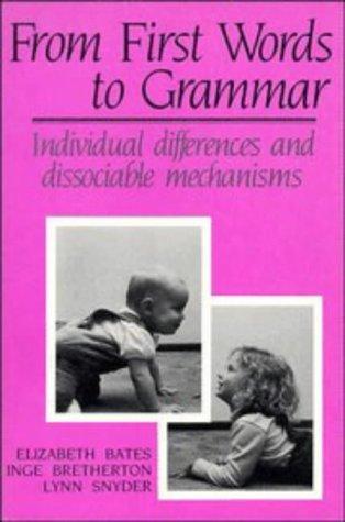 Cover for From First Words to Grammar