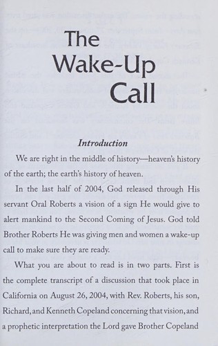 Cover for Wake-up Call, The