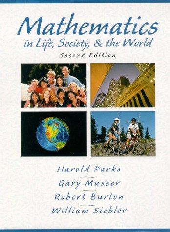 Cover for Mathematics in life, society & the world