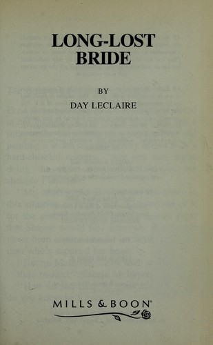 Cover for Long-lost bride