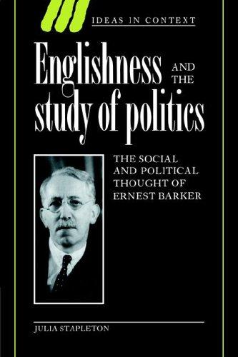 Cover for Englishness and the Study of Politics