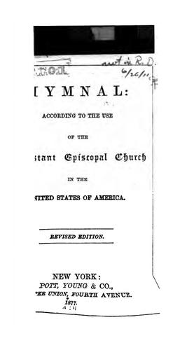 Cover for Hymnal: according to the use of the Protestant Episcopal church in the United States of America