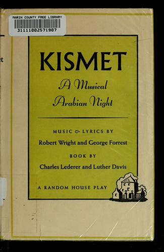 Cover for Kismet; a musical Arabian night