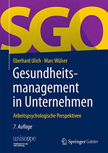 Cover for Gesundheitsmanagement in Unternehmen
