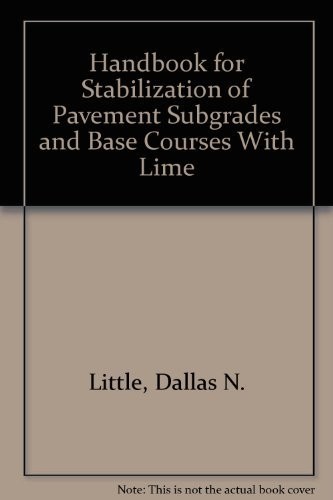 Cover for Handbook for stabilization of pavement subgrades and base courses with lime
