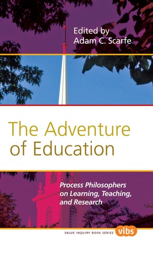Cover for The adventure of education