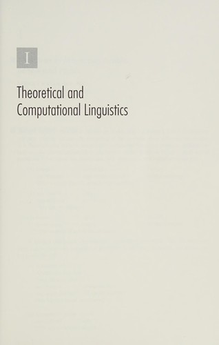 Cover for Arabic languages and linguistics
