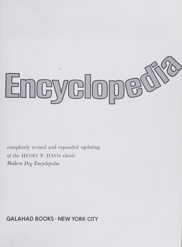 Cover for The New dog encyclopedia