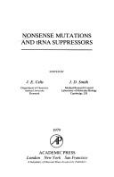 Cover for Nonsense Mutations and Transfer Ribonucleic Acid Suppressors
