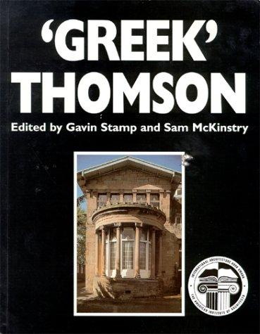 Cover for 'Greek' Thomson