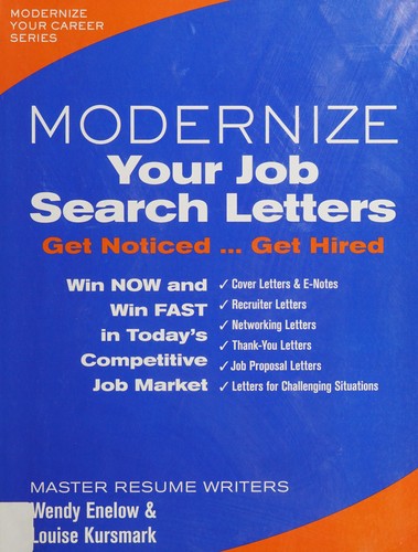 Cover for Modernize your job search letters