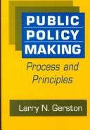 Cover for Public policy making
