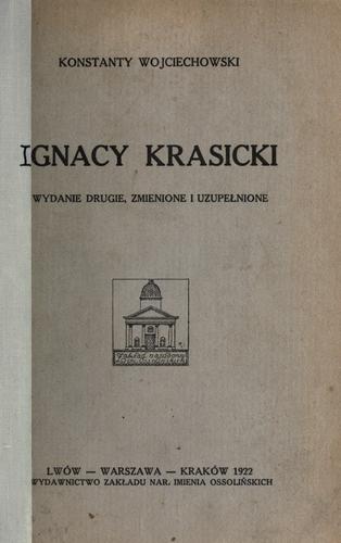 Cover for Ignacy Krasicki.
