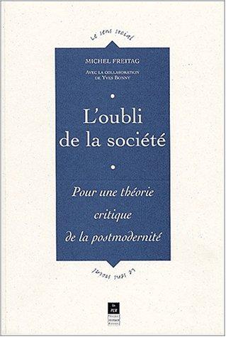 Cover for Theorie critique de la post modernite