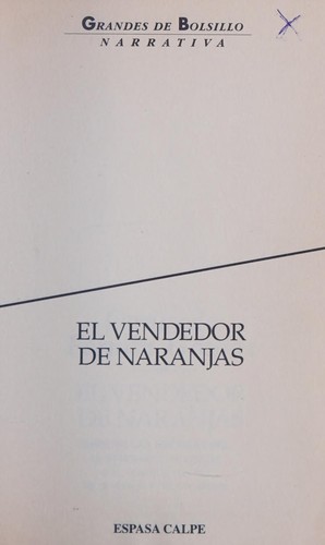 Cover for El vendedor de naranjas