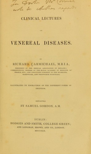 Cover for Clinical lectures on venereal diseases