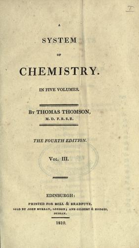 Cover for system of chemistry.