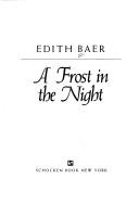 Cover for A frost in the night