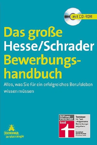 Cover for Das Hesse/Schrader Bewerbungshandbuch