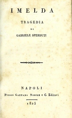 Cover for Imelda