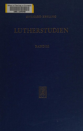 Cover for Begriffsuntersuchungen--Textinterpretationen--wirkungsgeschichtliches