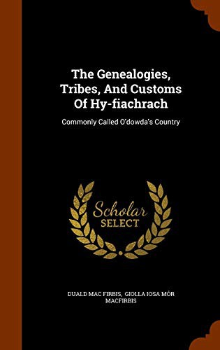 Cover for The Genealogies, Tribes, And Customs Of Hy-fiachrach