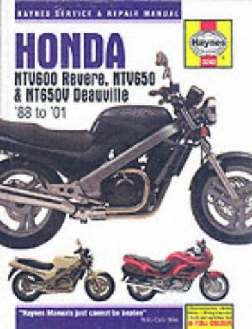 Cover for Honda NTV600 Revere, NTV650 and NT650 Deauville Service and Repair Manual