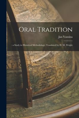 Cover for Oral Tradition;