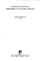 Cover for Towards a cultural policy