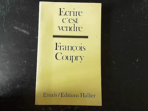 Cover for Écrire c'est vendre