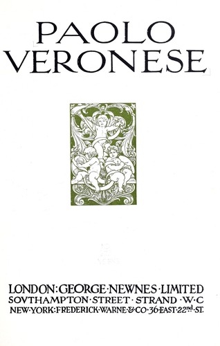 Cover for Paolo Veronese