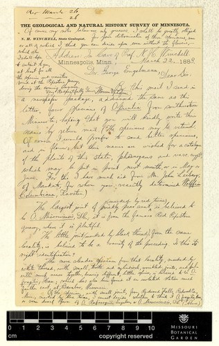 Cover for Correspondence