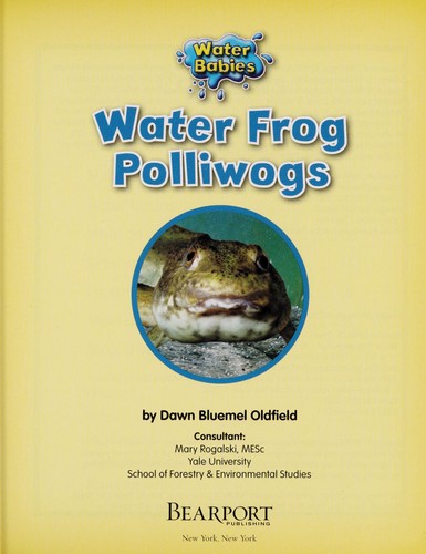 Cover for Water frog polliwogs