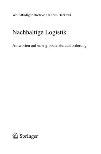 Cover for Nachhaltige Logistik