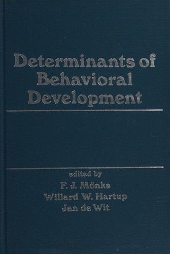 Cover for Determinants of behavioral development.