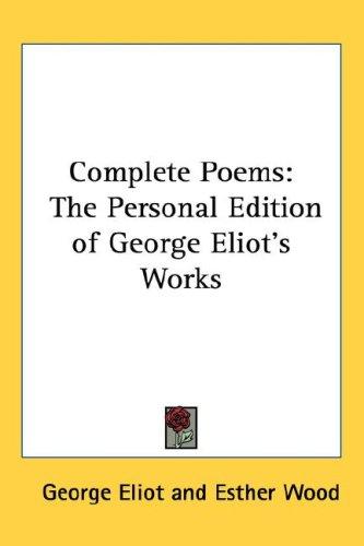 Cover for Complete Poems
